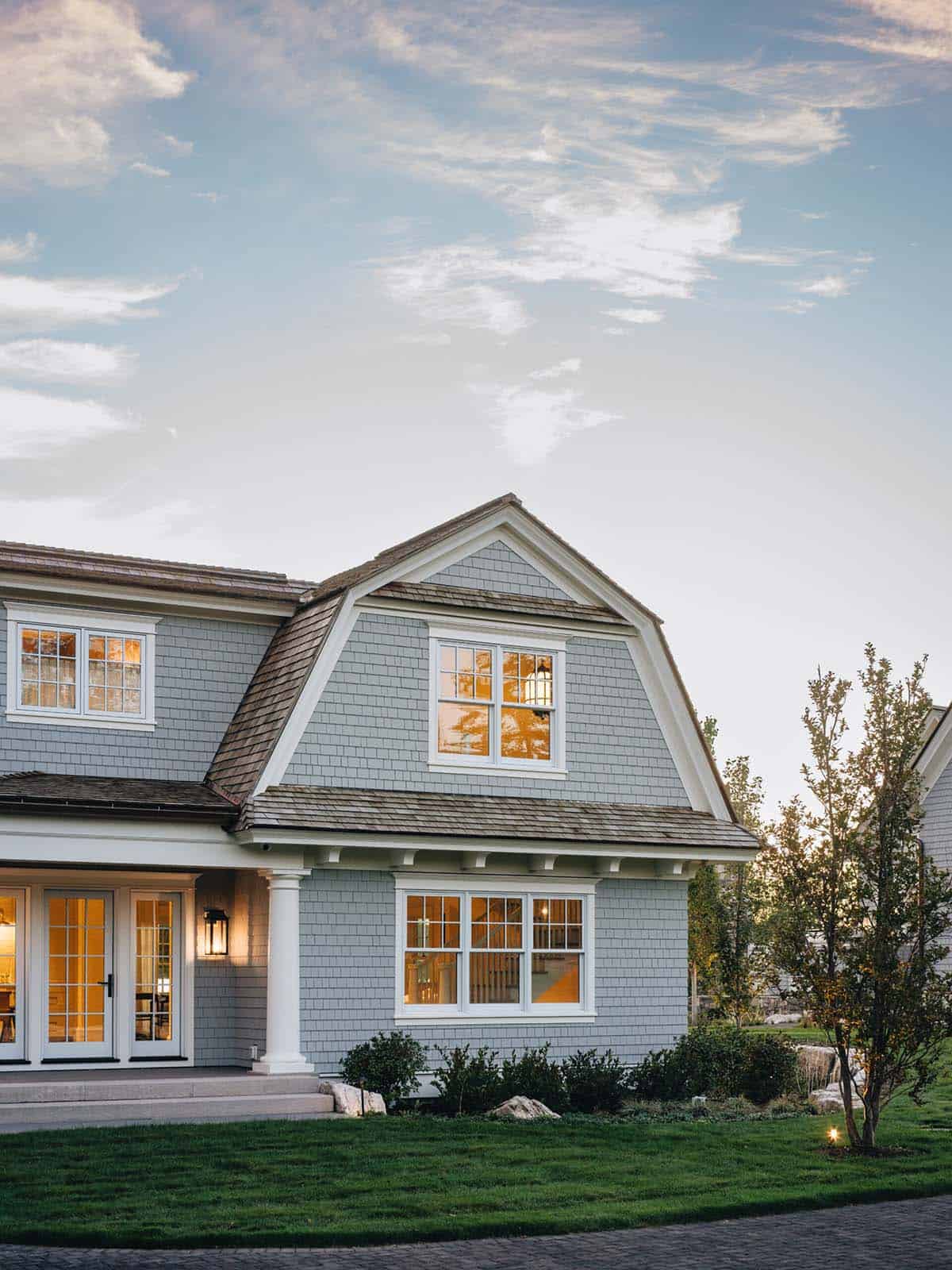 contemporary guest house exterior