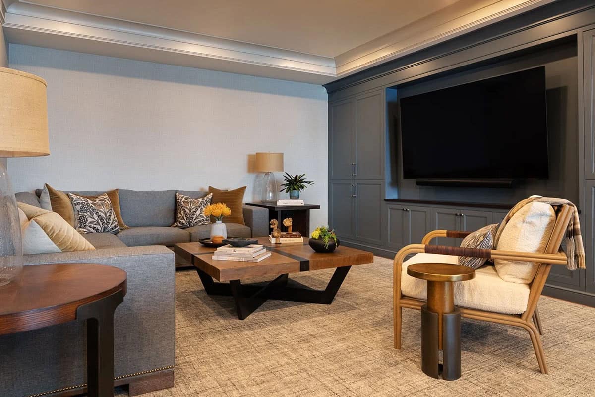 contemporary family room