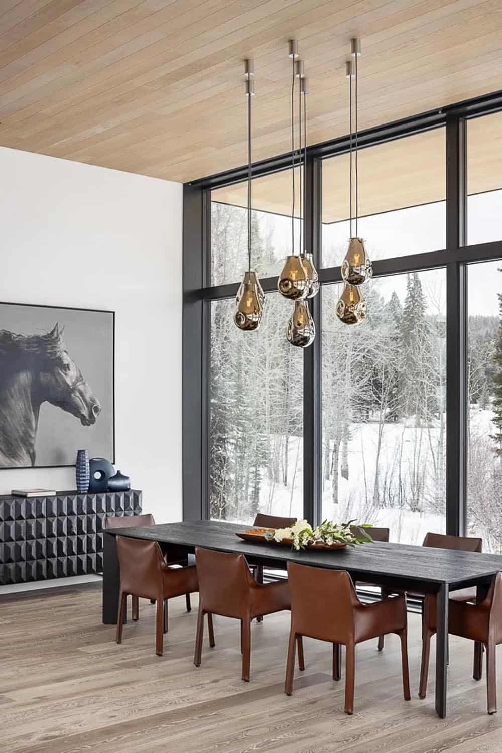 contemporary dining room
