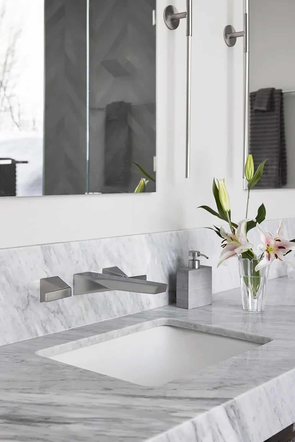 contemporary bathroom sink