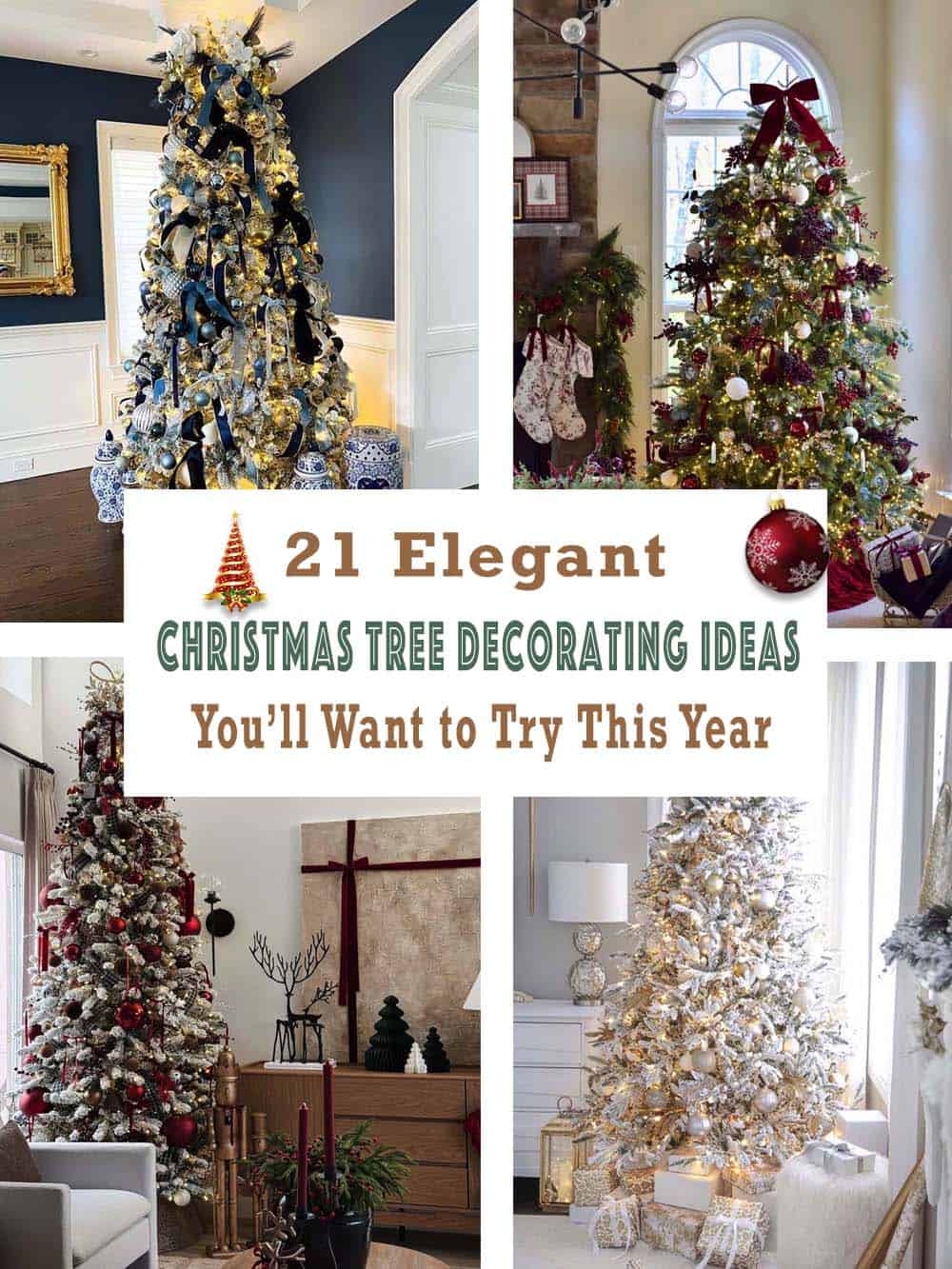 elegant christmas tree decorating ideas