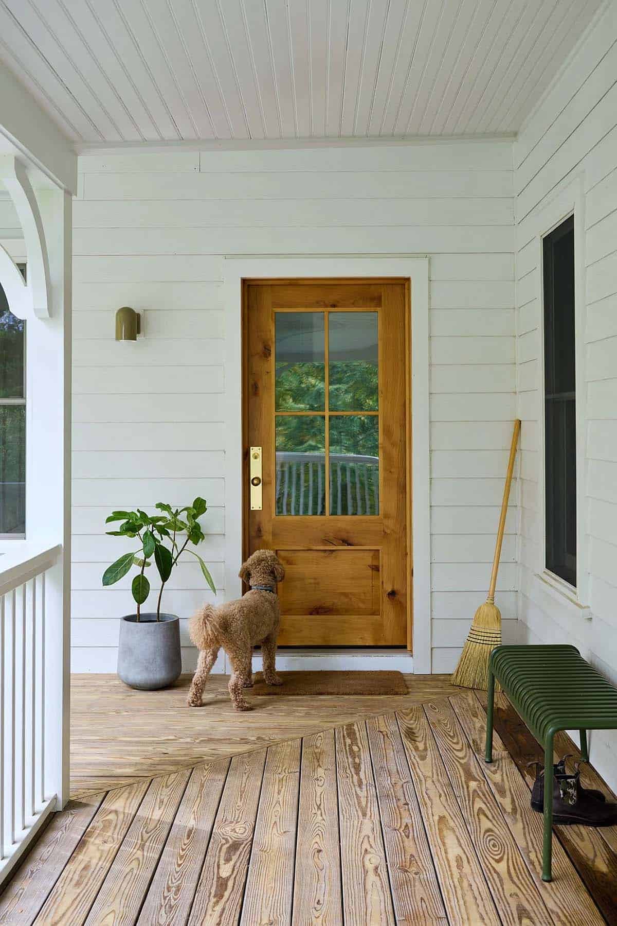 farmhouse style home exterior entry
