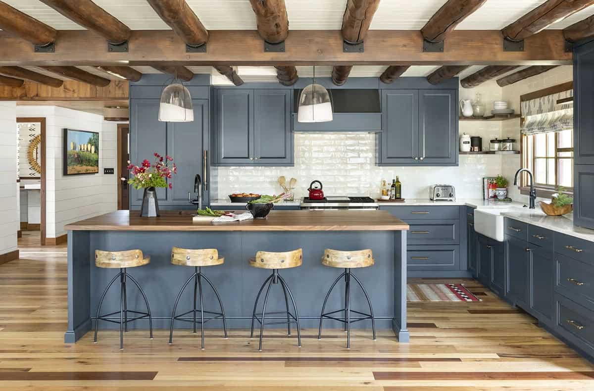 modern rustic kitchen