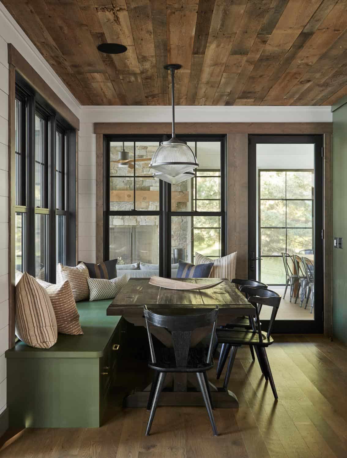 rustic dining room