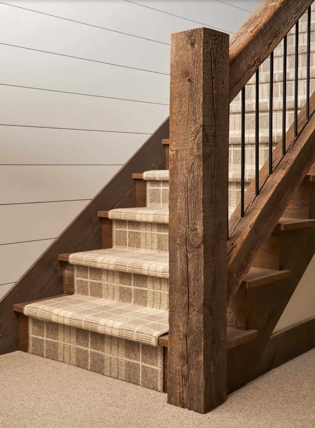rustic staircase