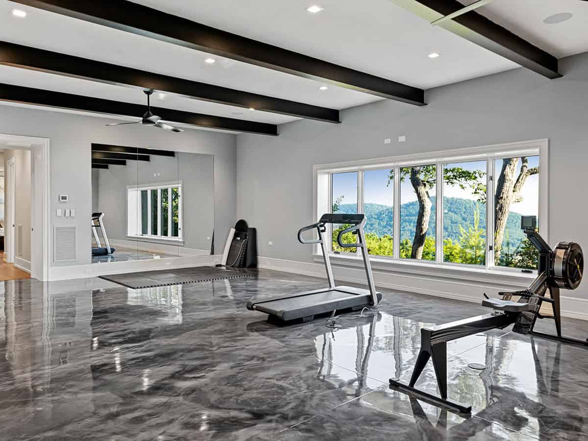 modern home gym