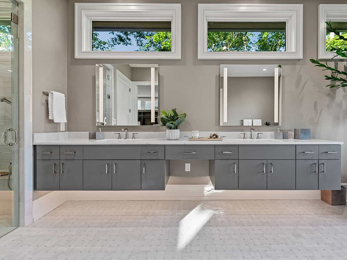 modern bathroom vanity
