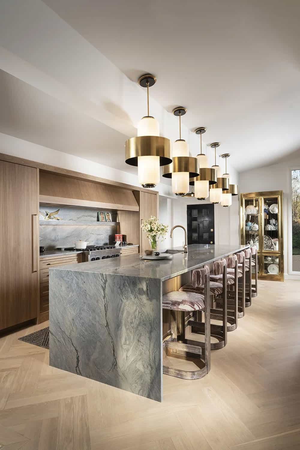 mid-century modern kitchen