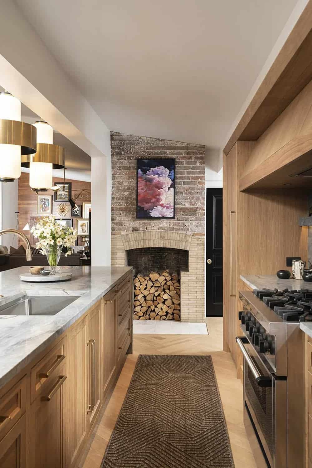 mid-century modern kitchen