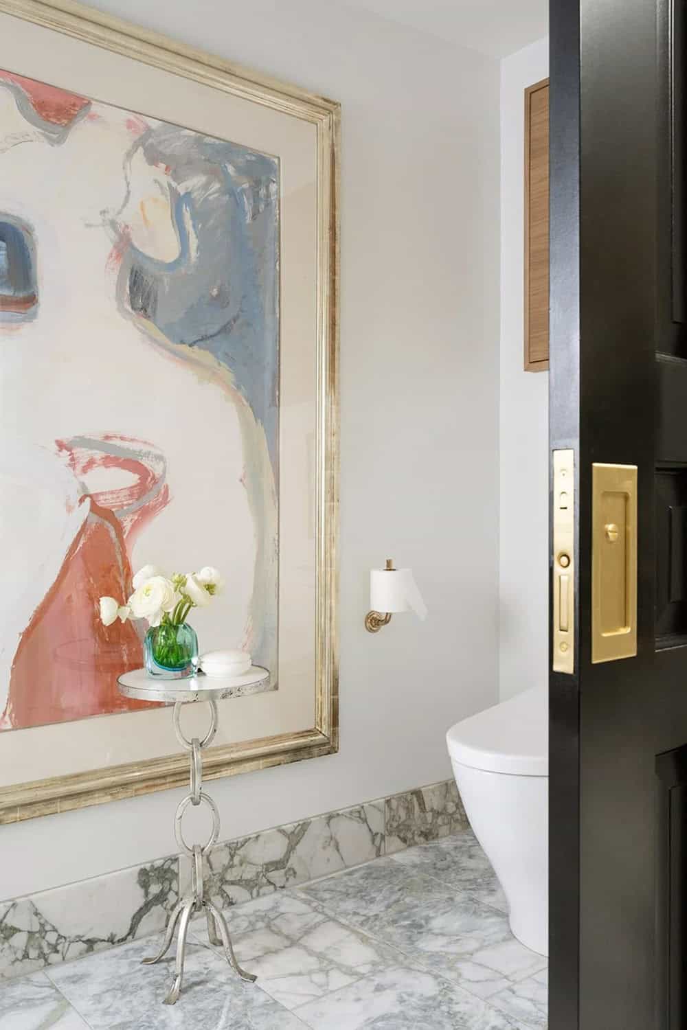 mid-century modern bathroom