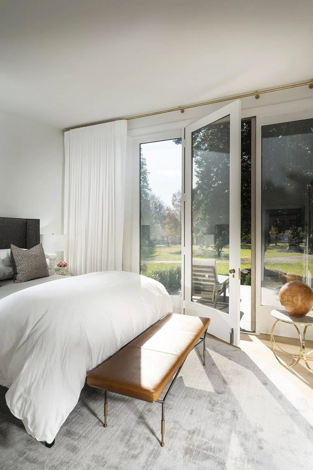 mid-century modern bedroom