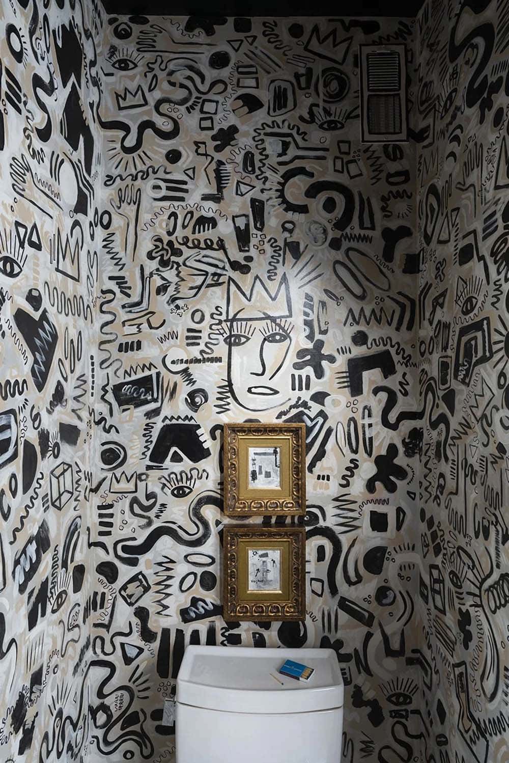 mid-century modern bathroom