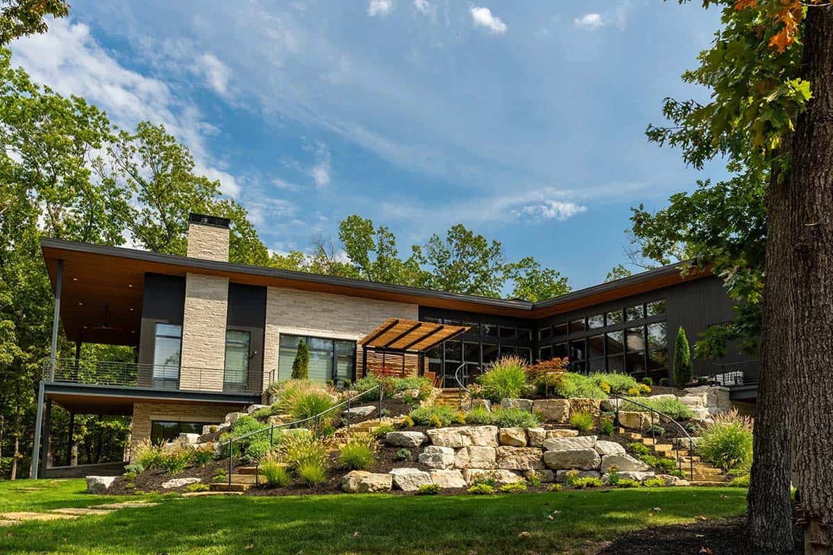 midcentury modern home exterior