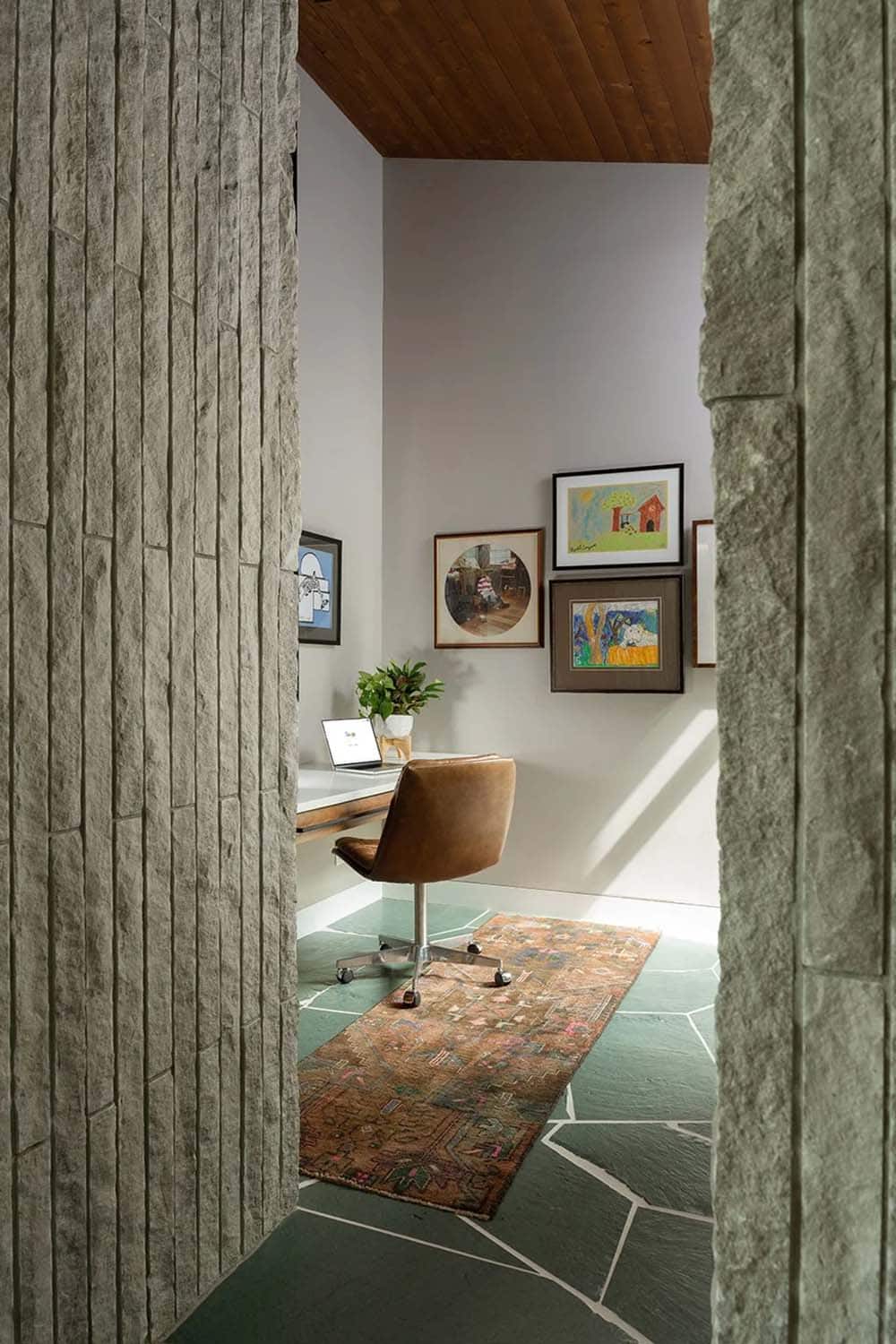 midcentury modern home office