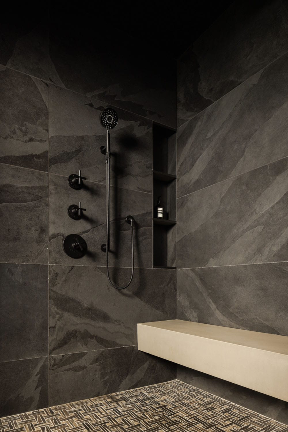 farmhouse bathroom shower