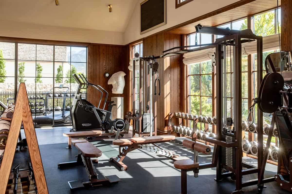 modern home gym