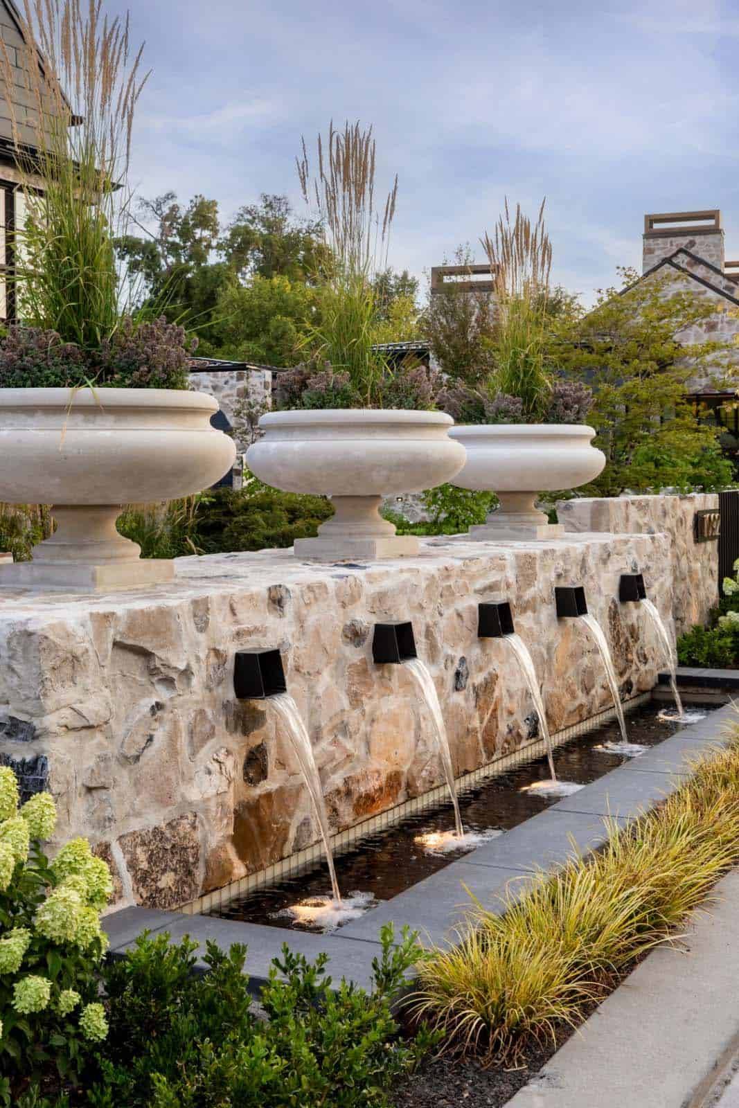 modern home water feature