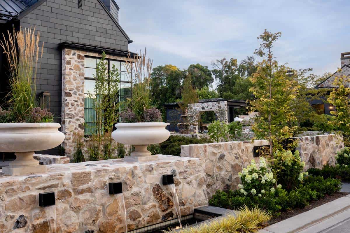 modern home water feature