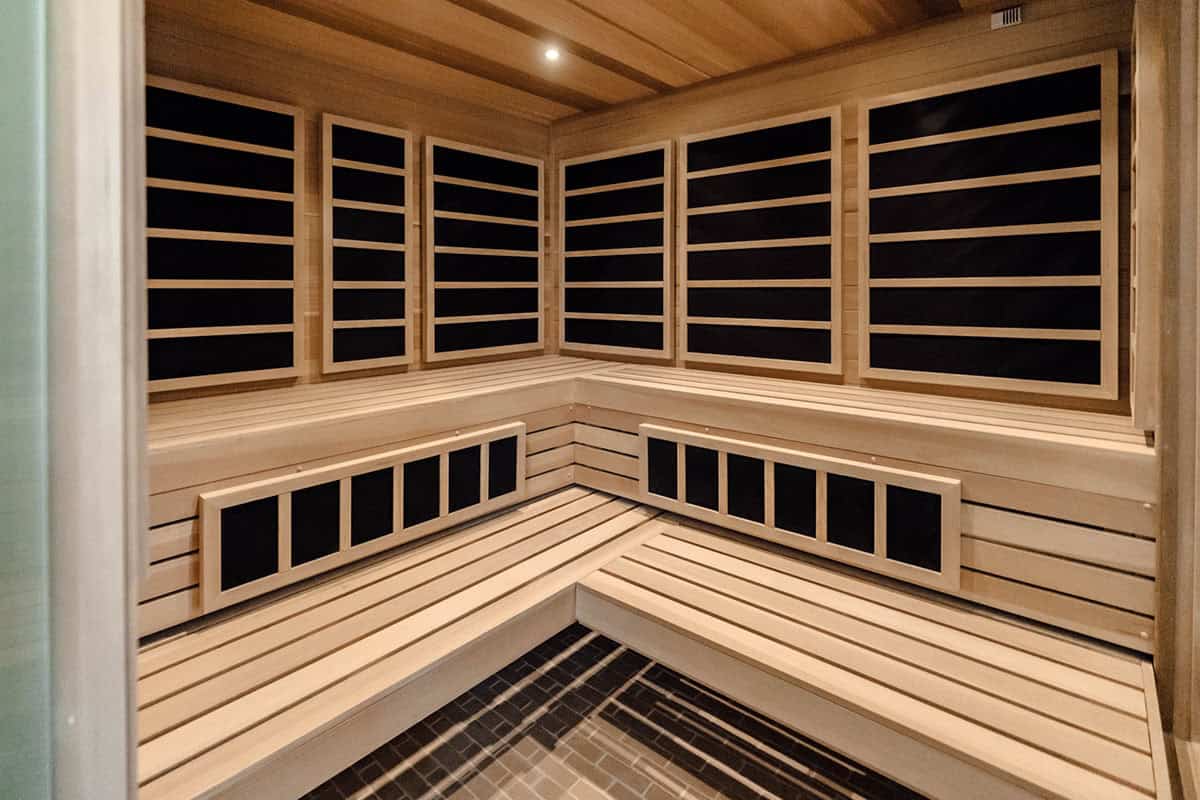 modern sauna