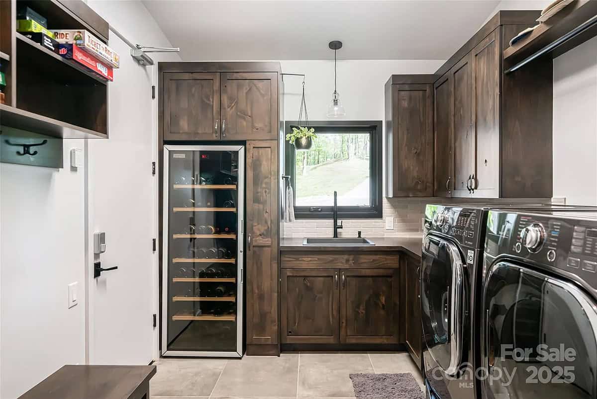 modern laundry room