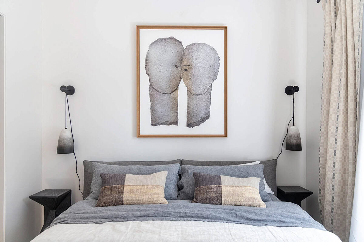 modern scandinavian style bedroom