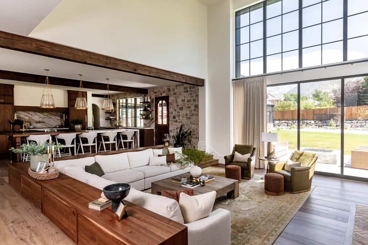 modern scandinavian style living room