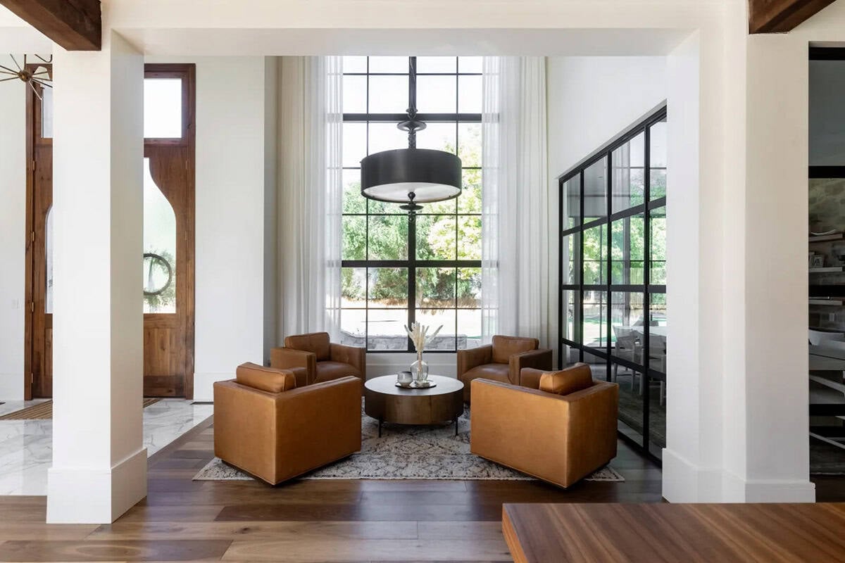 modern scandinavian style sitting room