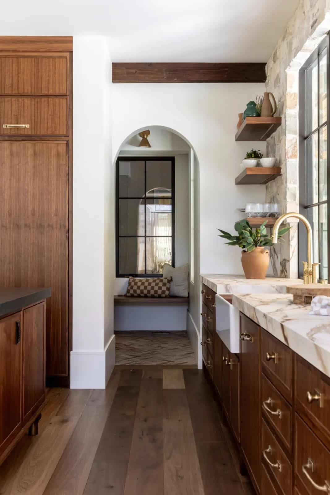 modern scandinavian style kitchen sink wall