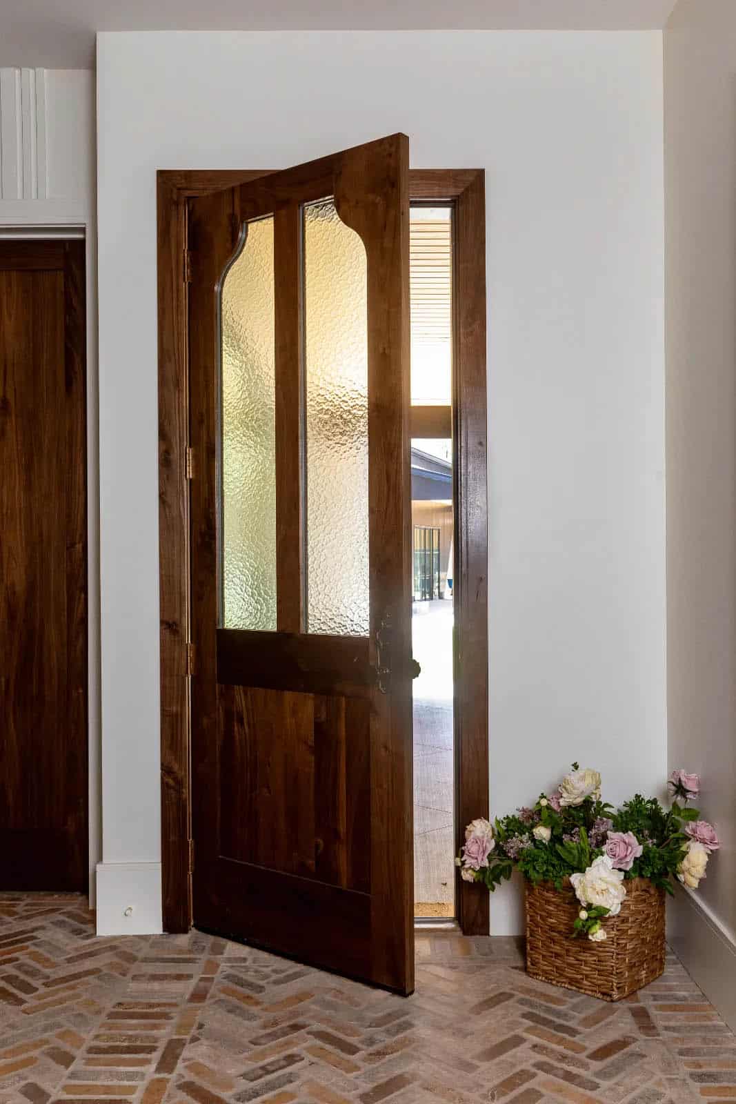 modern scandinavian style home entry