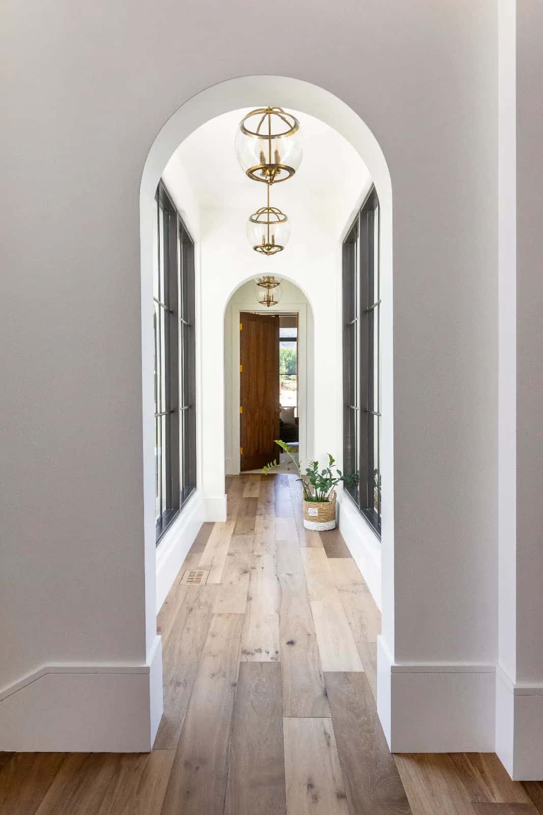 modern scandinavian style hallway