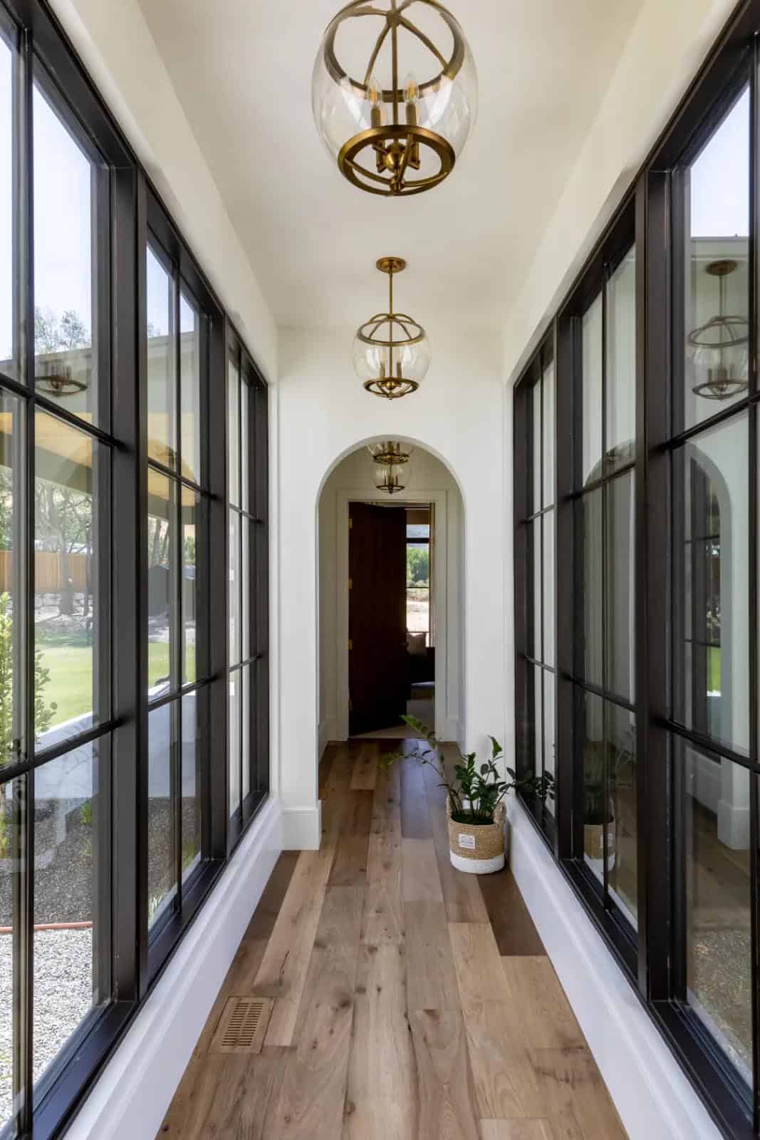 modern scandinavian style hallway
