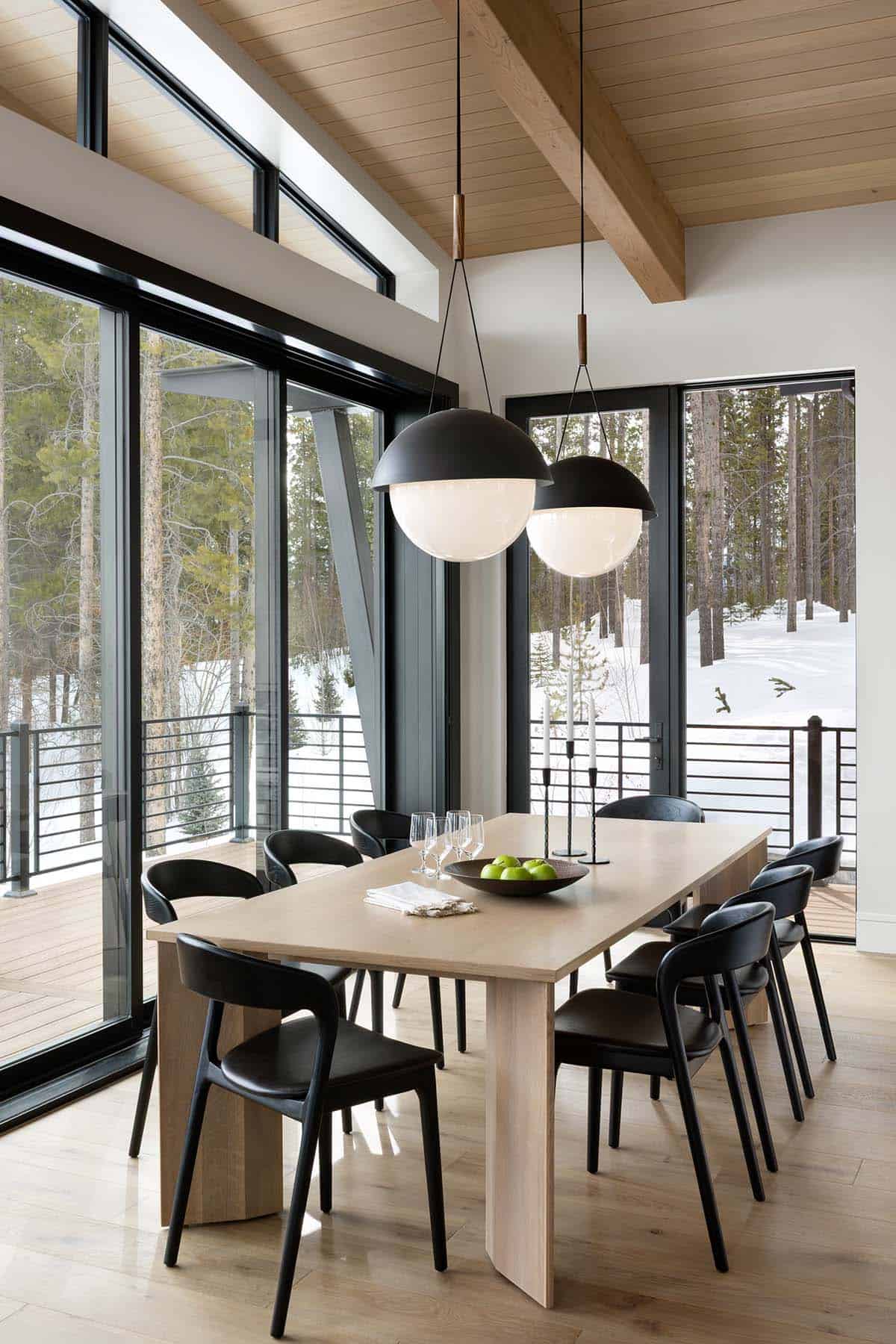 contemporary dining room