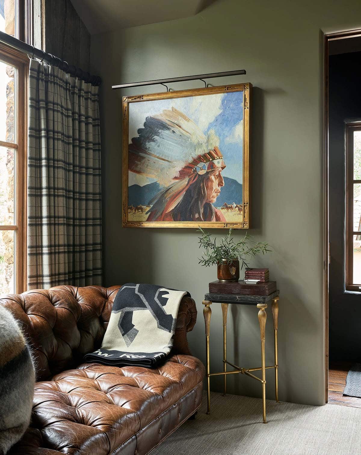 mountain modern home office