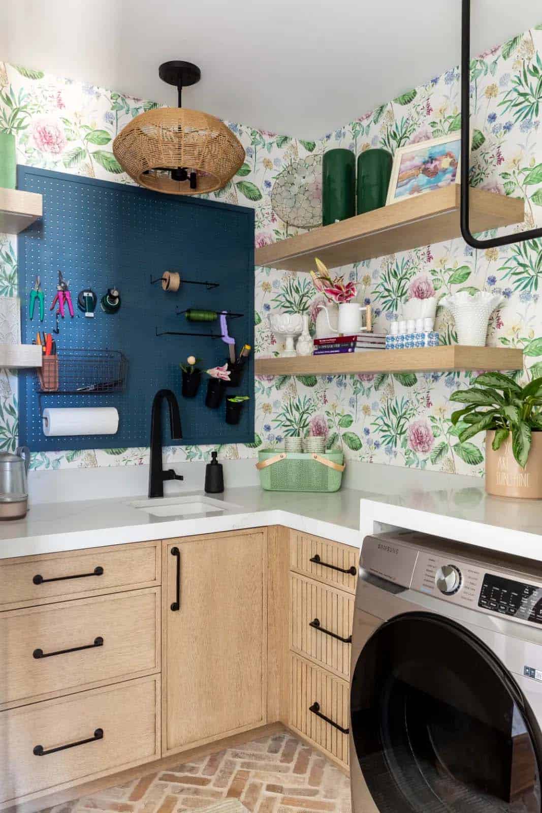 modern laundry room