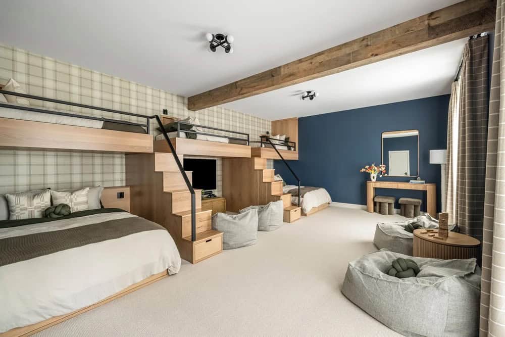 modern bunk bdroom