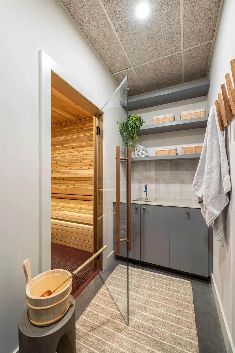 modern sauna