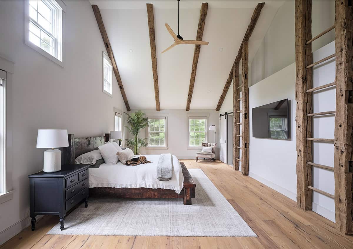 farmhouse style bedroom