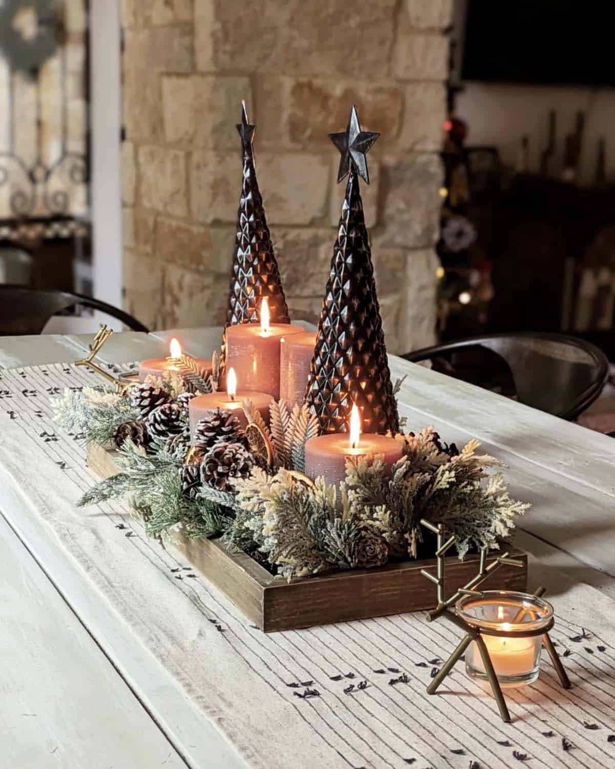 dining table christmas centerpiece