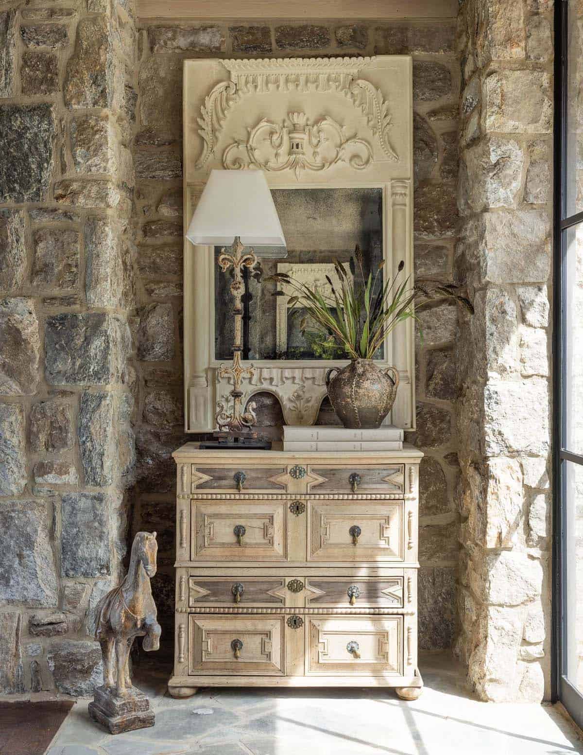 refined rustic hallway