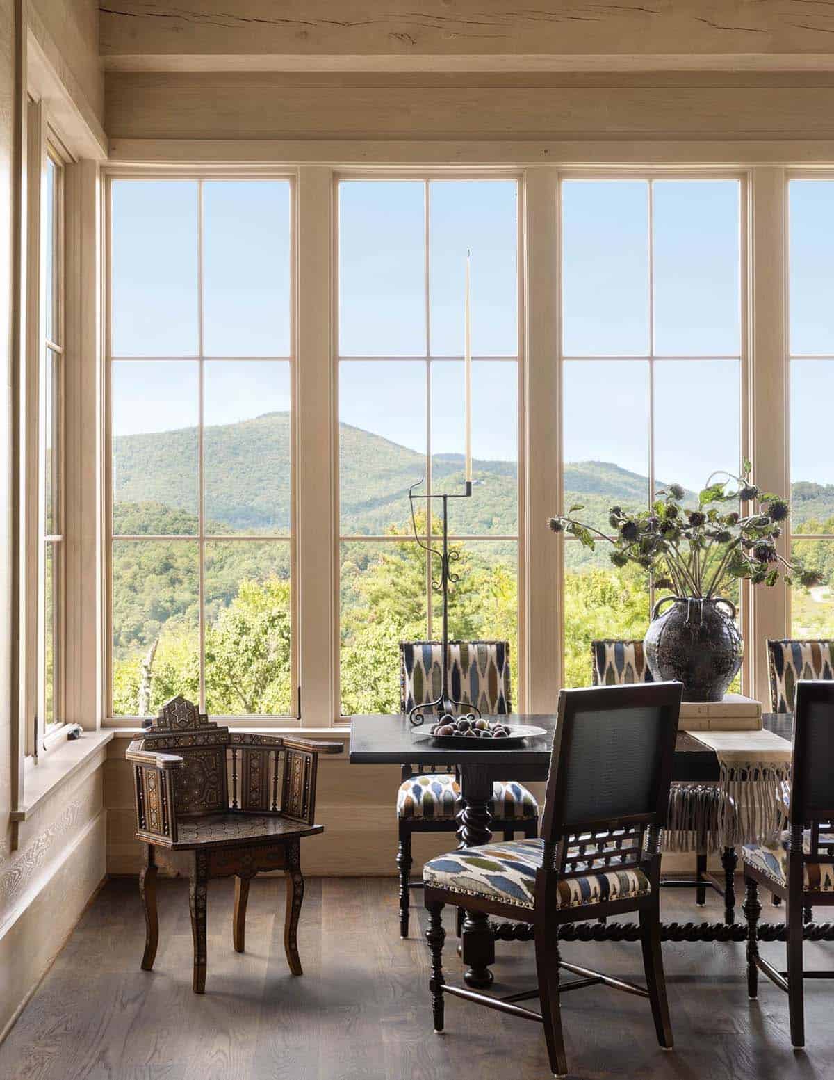refined rustic dining room