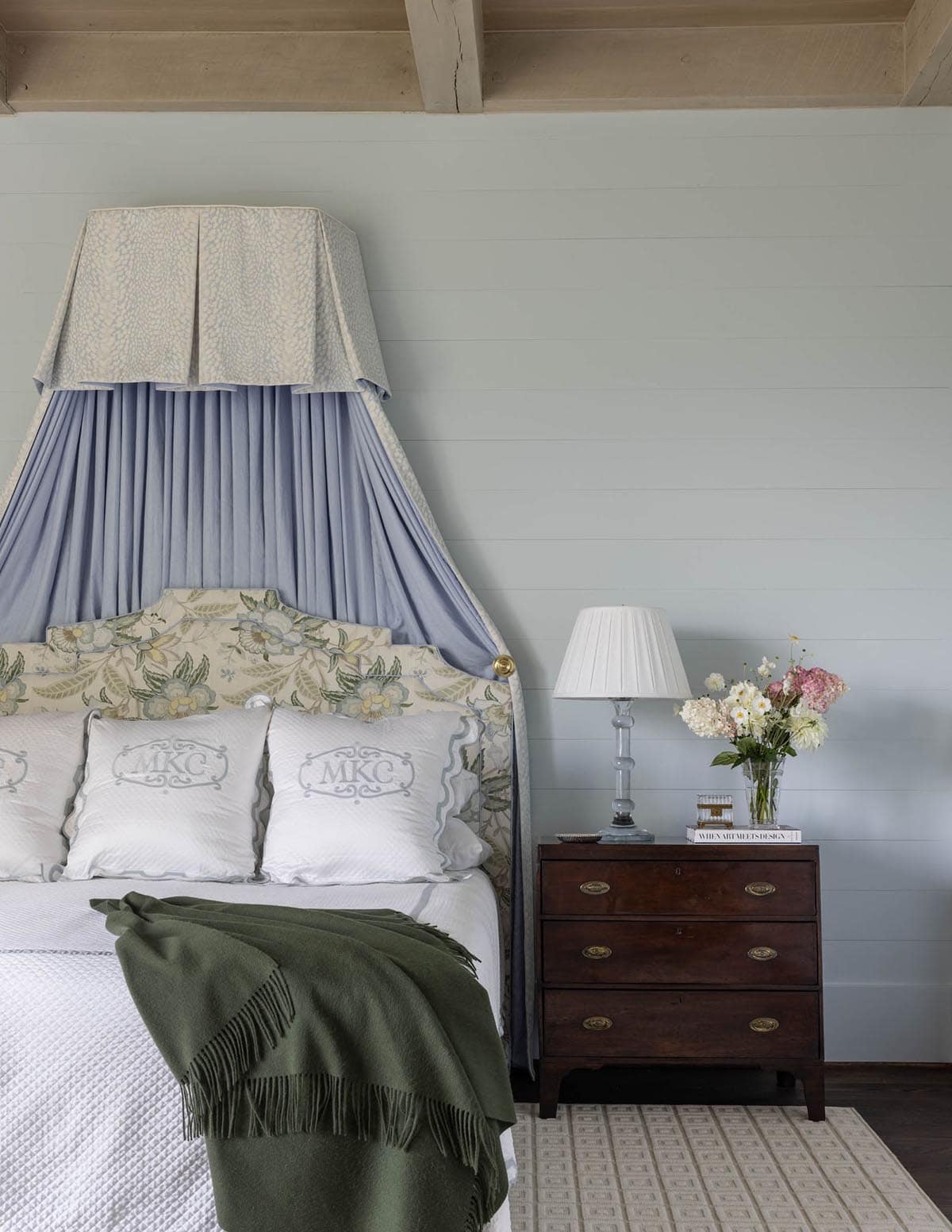 refined rustic bedroom