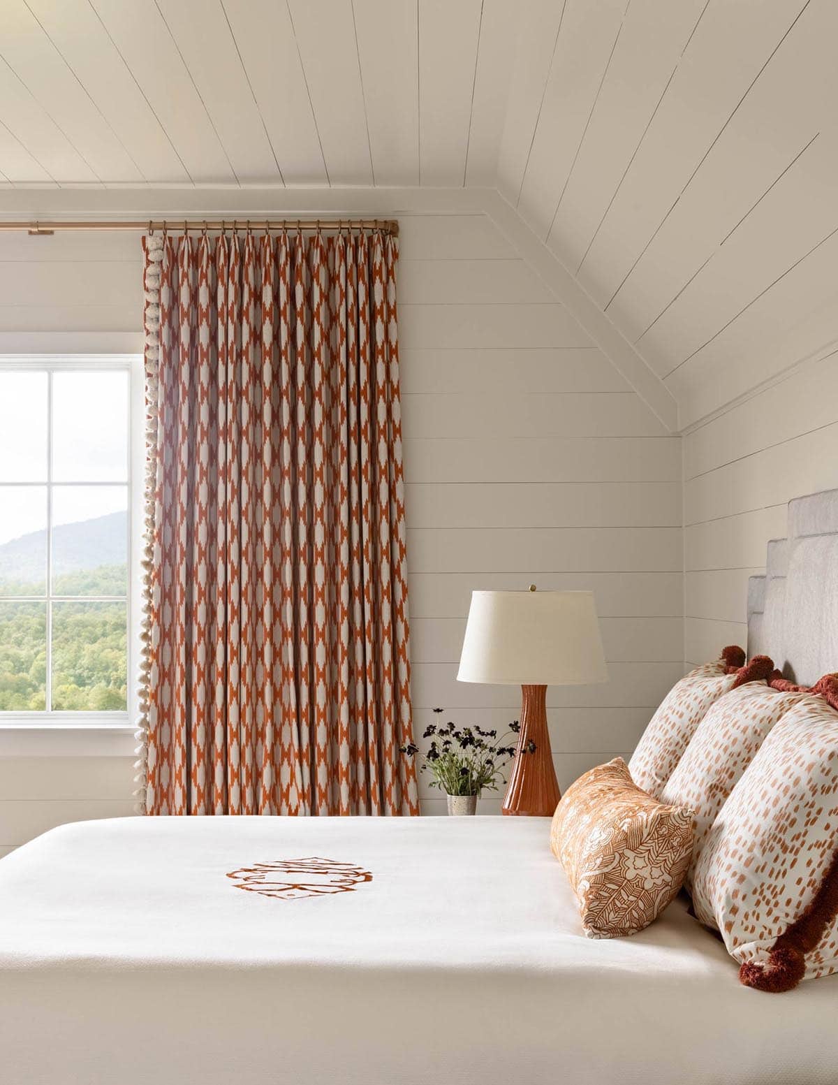 refined rustic bedroom