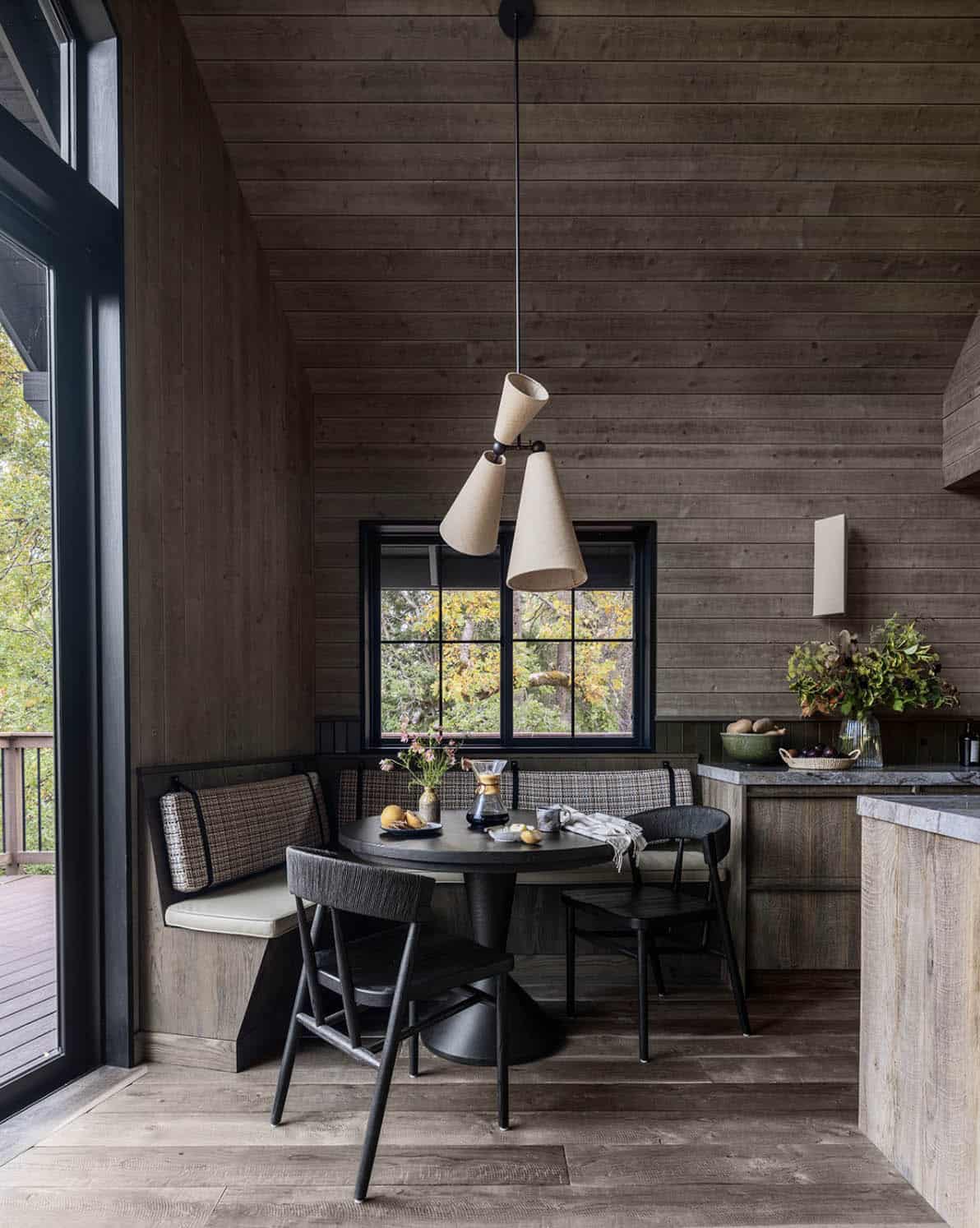 rustic dining room