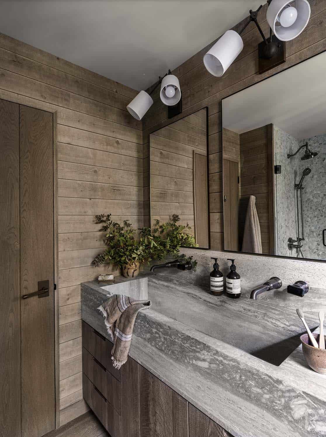 rustic bathroom vanity