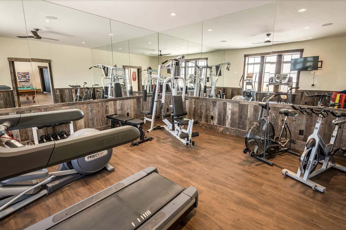 modern home gym