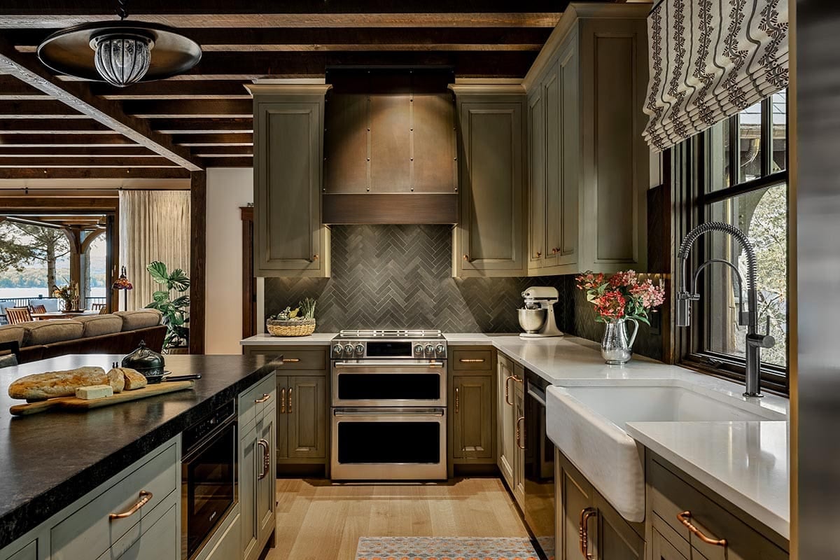 modern rustic kitchen