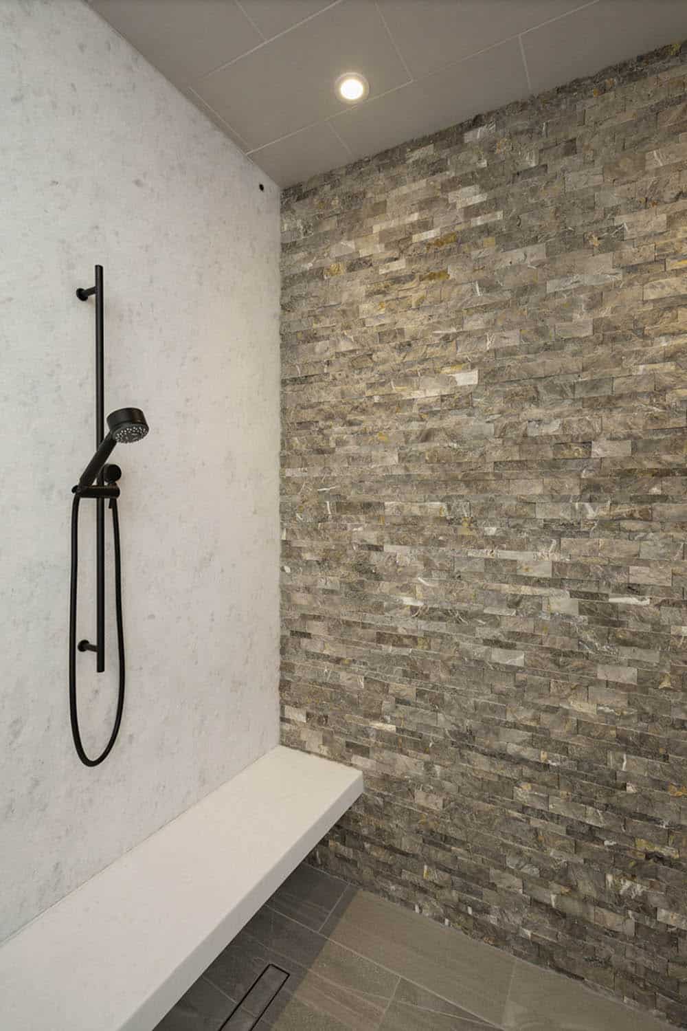rustic bathroom shower