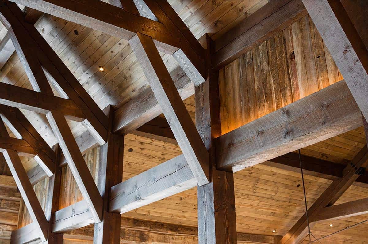 rustic ceiling detail