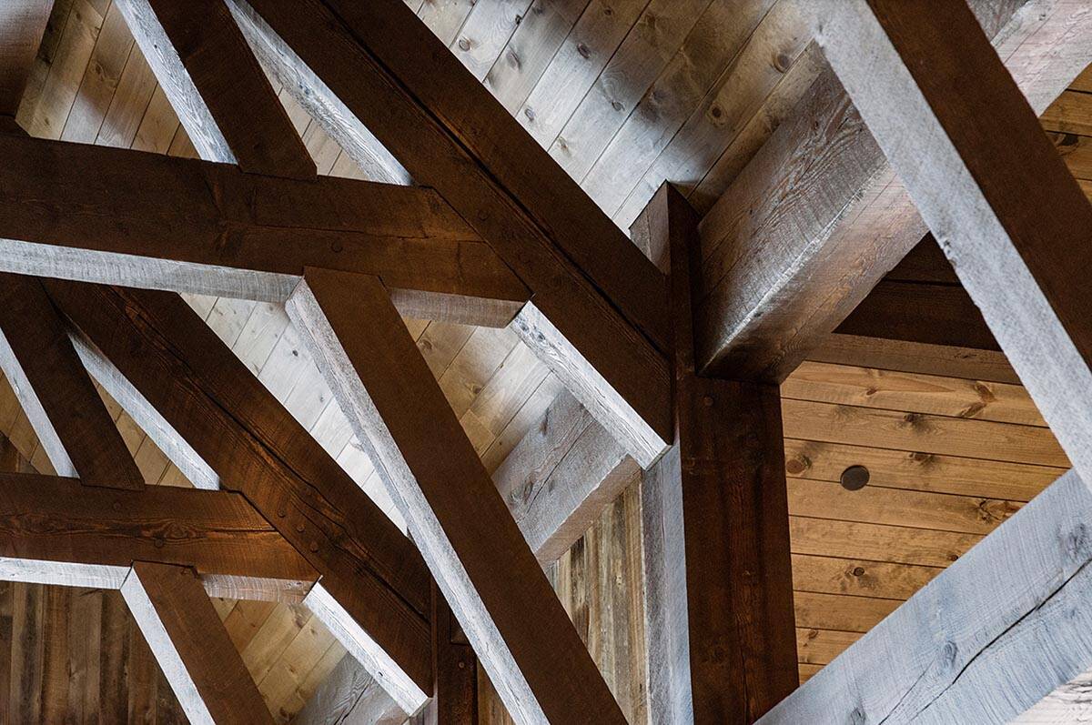 rustic ceiling detail
