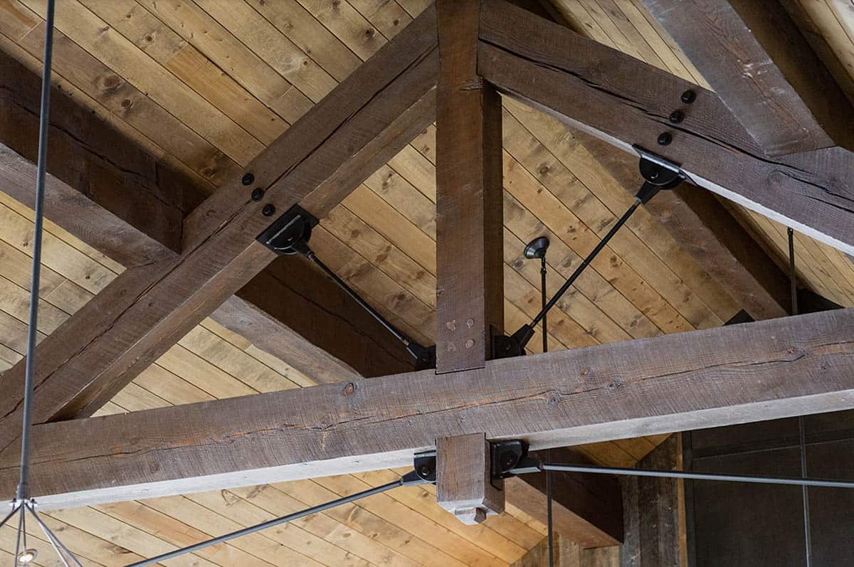 rustic ceiling detail